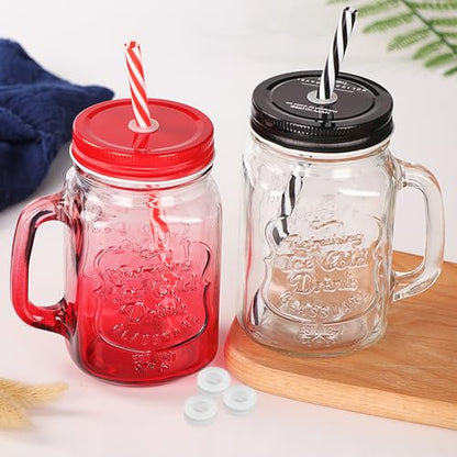 Silicone Straw Hole Grommets, 20 Pcs Lid Plugs for Jar Lids, Cross Design Straw Stoppers, Reusable Silicone Seals for Drinks and Daily Use, Easy to Clean
