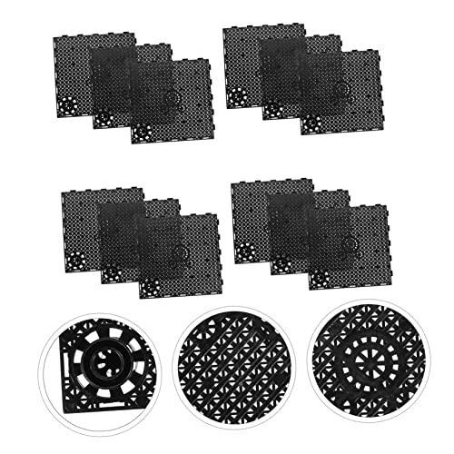 TOYANDONA 12pcs Aquarium Bottom Plates Net Design Isolation Boards for Fish Tank Practical Dividing Panels for Efficient Water and Filtration