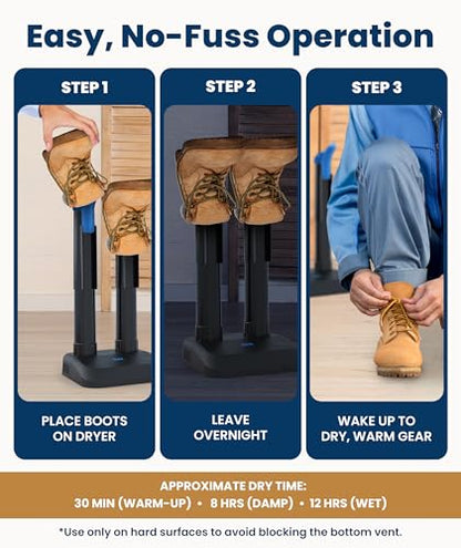 Everlasting Comfort Boot Dryer for Work Boots, Quiet Shoe Dryer, Standard - size: 1 Pair