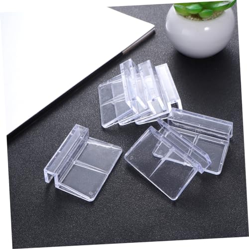 10pcs Fish Tank Cover Support Bracket for Aquariums Plastic Frame for Fish Tank Lid Installation