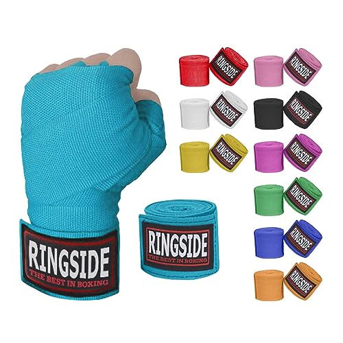 Ringside Mexican Style Boxing Hand Wraps 180" - color: Electric Blue, size: 1 Pair