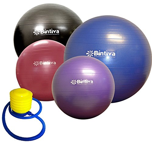 bintiva Exercise Ball - color: Blue, size: XS (40-45cm)