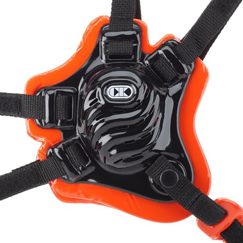Cliff Keen Tornado Wrestling Headgear - color: Black / Orange / Black