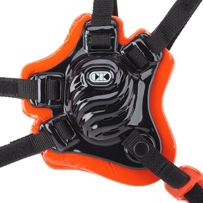 Cliff Keen Tornado Wrestling Headgear - color: Black / Orange / Black