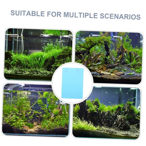 Sosoport Aquarium Partition Fish Breeding Plate Suction Cups Fish Tank Isolation Plate Decorative
