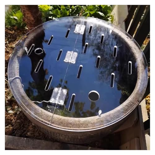 Customizable Acrylic Fish Tank Cover - Anti-Jump Flip-Top Lid, Cat-Proof Design, Airflow Vent, Ideal for Aquariums, Pet Owners & Fish Enthusiasts