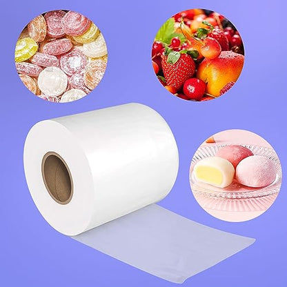 Lay Flat Poly Tubing, Food-Grade Polyethylene, Custom Poly Bag Packaging Solution, 2 Inches x 500 Feet, 2-Mil Thickness, 1 Roll (2" x 500' 2 Mil, Clear) - size: 2" x 500' 2 Mil