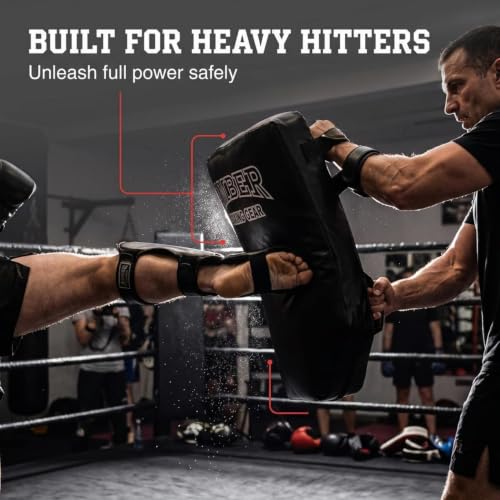 Amber Fight Gear Thai PowerKick Shield - A Revolutionary Training Companion for Perfecting Kicks for Boxing, Mauy Thai and Other Martial Arts