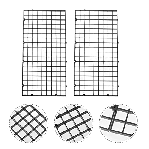 Kisangel 10pcs Aquarium Divider Panels for Fish Tank Isolation Easy to Install Breeding Tray for Fish Grid Bottom Panel