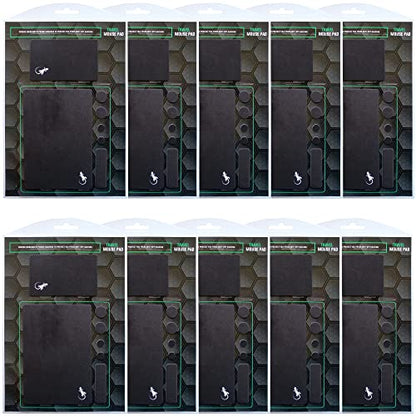 Mouse Pad Adhesive Bottom - Sticks to Any Surface - Portable - Webcam Covers and Screen Cleaner Included (10 Pack - Event Pack) - color: 10 PACK - EVENT PACK