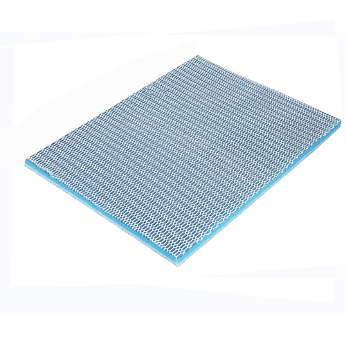 AQUANEAT Aquarium Filter Sponge 8-Layer Filter Media Pad, Cut-to-Size Foam Floss for Fish Tank Sump Pond (16" x 12" x 0.6") - size: 16" x 12" x 0.6"
