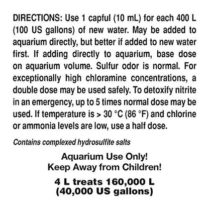 Seachem Prime Fresh and Saltwater Conditioner - Chemical Remover and Detoxifier 1 gal - size: 3785 mL, style: Conditioner