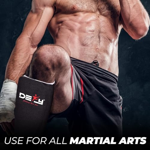 DEFY Shin Instep Foam Padded Shin Guard Protector Shin Support MMA Foot Protection Kickboxing