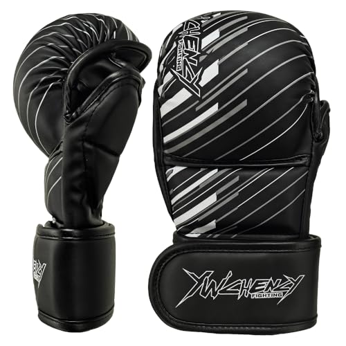 YWChenzy Fighting MMA Sparring Gloves Open Palm Martial Arts Boxing Punching Bag Training Gloves - color: yst1
