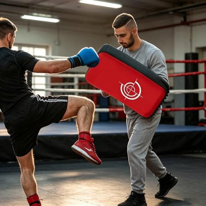 Kick Shield Muay Thai Kickboxing, Large Heavy Curved Kicking Striking Body Pad, Punching Foot Target MMA Boxing Training, Martial Arts Karate TKD Taekwondo