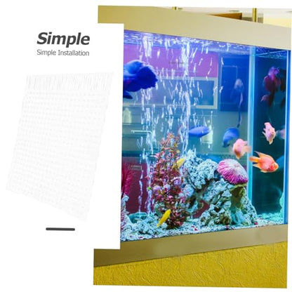 POPETPOP Fish Tank Accessory Clear Acrylic Isolation Board 20x30cm Suction Cup Divider for Aquarium