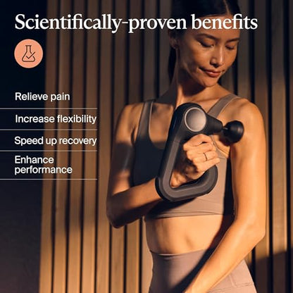 TheraGun Therabody Prime 6th Gen Deep Tissue Massage Gun | Black | Powerful Percussive Massage With 5 Speeds & A Rugged, Durable Design to Relieve Muscle Pain & Speed Up Recovery