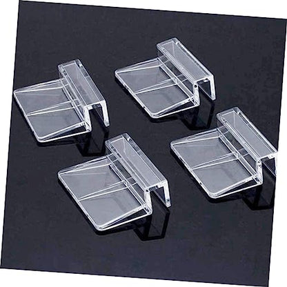 Aquarium Lid Holder Clips Fish Tank Lid Bracket for Glass Cover 10mm Rimless Tank Support