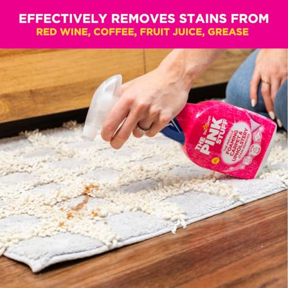 The Pink Stuff Miracle Foaming Carpet & Upholstery Stain Remover, 16 Fl Oz - size: 16.9 Fl Oz (Pack of 1)