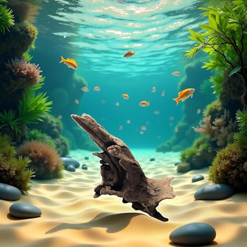 1Pc Landscape Wood Decoration Driftwood Tree Aquarium Fish Tank Plant Stump Ornament Landscap Decor Aquarium Decoration Wood Natural Trunk Aquarium Decor, Random Style
