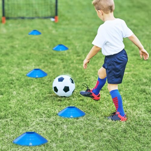 GHB Soccer Cones 25/50/100 Pack Disc Soccer Sport Cones - color: 50Pcs Multicolor