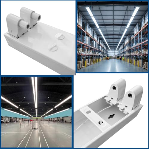 Surf turtle 8 Pair Tombstone Single Pin FA8 Base Holder Socket Connector with T8 T10 T12,for 8ft Light Emitting Diode Fluorescent Tube Light - style: 8-Pairs