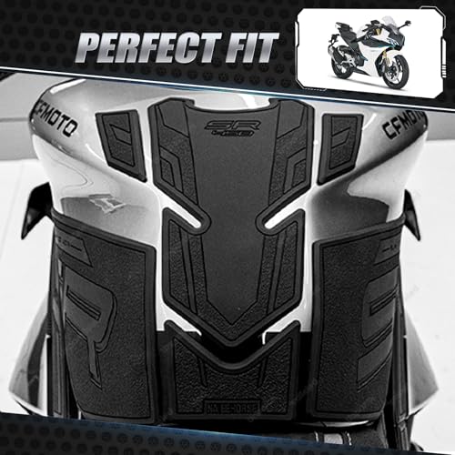 Gas Tank Sticker Anti Scrape Compatible with CFMOTO 450SS 2023 2024,Black,Gas Tank Protector,CFMOTO 450SS Accessories - color: Black