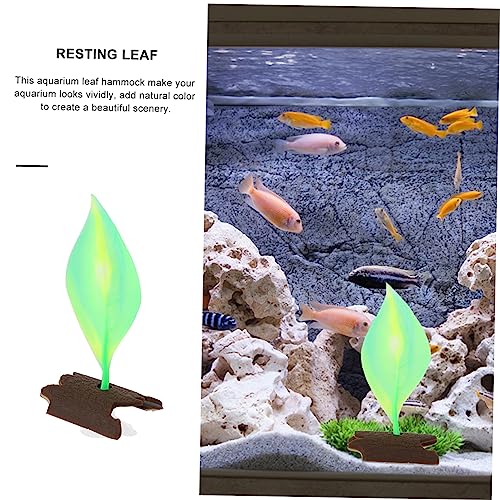 Happyyami Fish Bed Pad Cup Hammock for Aquarium Decor Safe for Freshwater and Fish Easy to Install Resting
