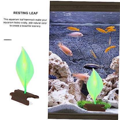 Happyyami Fish Bed Pad Cup Hammock for Aquarium Decor Safe for Freshwater and Fish Easy to Install Resting
