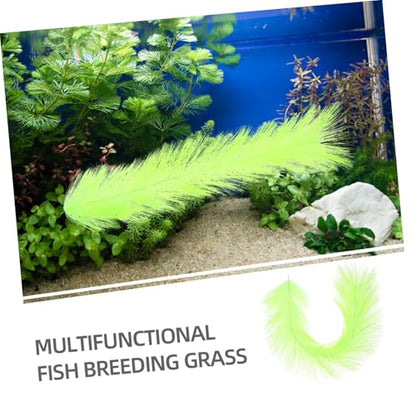 Vivid Aquarium Fish Breeding Grass Fish Egg Hatching Brush for Tank Decoration
