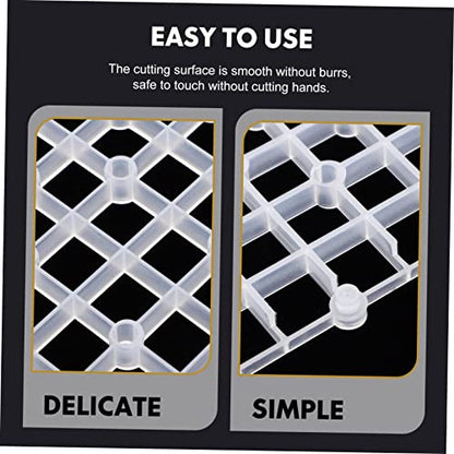 2pcs Aquarium Gravel Board Dividers Transparent Professional Tank Separator Easy to Install Splicing Isolation Panels for Freshwater and Fish Tanks - color: Transparent