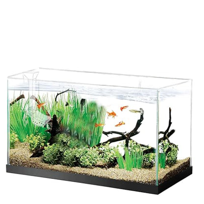 Aquarium Fish Shrimp Feeding Dish Set - Clear Feeder Tube and Dish With Cleaning Brush and Measuring Spoon for Shrimp - Prevents Food Scattering - Supplies for Small Fish