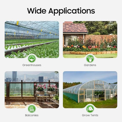 Hydroponics Grow System with Top Drip Kit, 20L/5.28Gal Deep Water Culture, Recirculating Drip Garden Systems with Multi-Purpose Trachea and Air Pump, 6 Hydroponic Tanks
