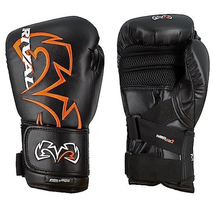 RIVAL Boxing RB11 Evolution Heavy Bag Gloves, with a High-Density, Power-Transmitting Foam and Microfiber Outer - color: Black, size: X-Large