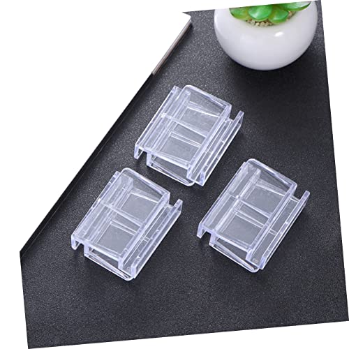 Didiseaon 20pcs Acrylic Fish Tank Cover Support Bracket for Aquarium Practical Holder for Tanks Safe and Fish Cover Frame