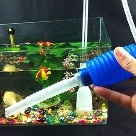 1pc Fish Tank Gravel Sand Cleaner with Nozzle Water Flow Controller - BPA Free