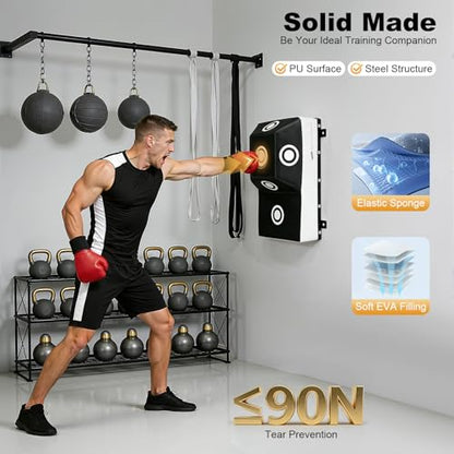 Uppercut Bag, Wall Punching Bag Training Punching Target with Marking Points, Wall Mount Punching Bags for Training Uppercuts Hooks Knees Elbows, 13.78 * 9.84 * 23.62 Inch