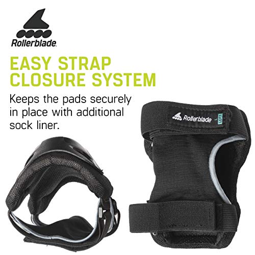 Rollerblade Skate Gear Knee Pad Protective Gear, Unisex, Multi Sport Protection, Black - size: Medium