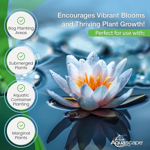 Aquascape Pond Plant Potting Media, Nutrient-Rich Aquatic Soil for Water Gardens, Supports Strong Root Growth, 215 Cubic Inches, 89002 - size: 215 cubic inches