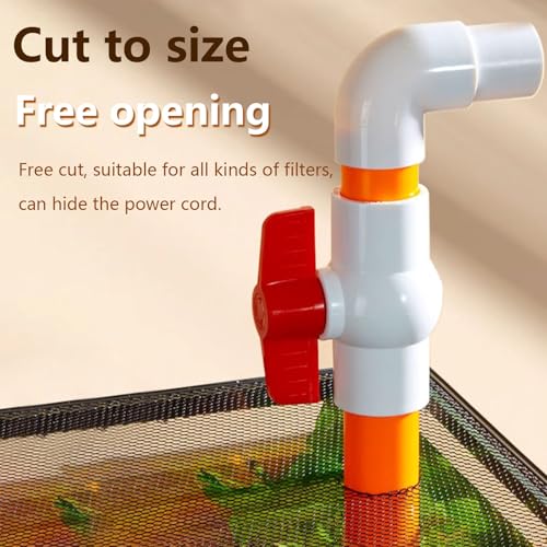 Fish Tank Cover Mesh Aquarium Lid Fish Tank Anti-Jumping Net Magnetic Length 25cm