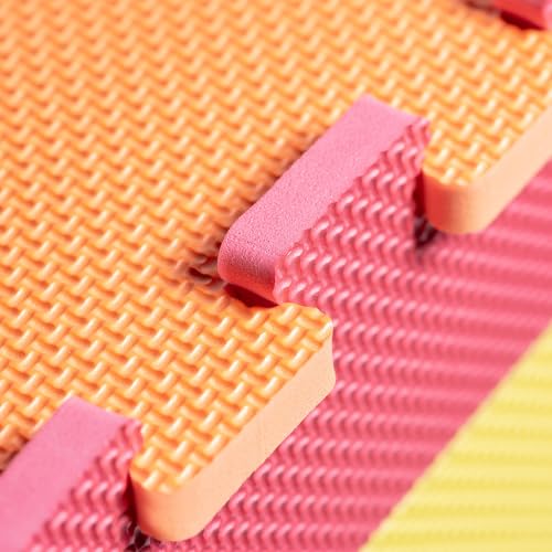 BalanceFrom Play Tile Mat 0.4 Inch Thick, EVA Interlocking Foam Floor