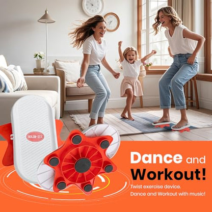 Ab Twist Board,Waist Twisting Disc-Twister Exercise Board,Ab Board Exercise -Waist Trainer Trimmer,Waist Twisting Disc for Ab Exercise Abs Core,Full Body Toning Workout Home Gym
