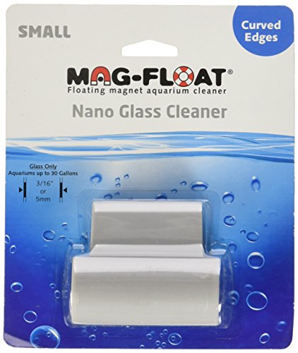 Nano 22 Cleaner for Curved Glass | Magfloat Magnetic Betta Fish Tank Cleaner | Magnet Cleaning Tool for Aquarium Scrubber Brush Cleaning Tool - size: Nano