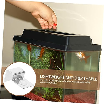 BESPORTBLE Stainless Steel Support Bracket Aquarium Lid Handle Holder Fish Tank Mounting Clip 10mm Clips Set