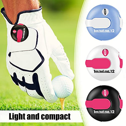 3 Pcs Golf Stroke Counter 1.2" Clip - color: Black, White, Blue