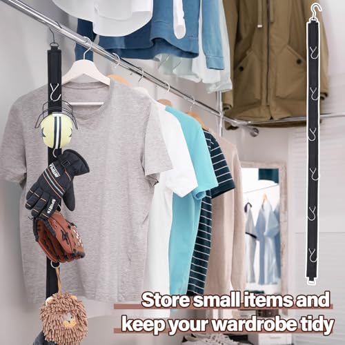 50 Inch Portable Hockey Gear Hanger Strap Vertical or Horizontal Drying Rack Hockey Equipment Drying Organizer Hockey Stuff Hanger Drying Rack with 2 Adjustable Hook Camping Outdoor