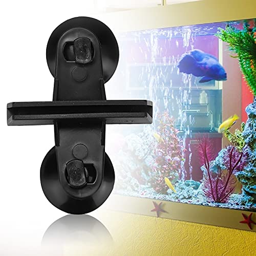 20 Pcs Aquarium Glass Cover Clips | Silicone Suction Cup Divider Bracket for Fish Enclosures | Supports 4-7mm Thickness | Strong Enclosure Separator/Organizer