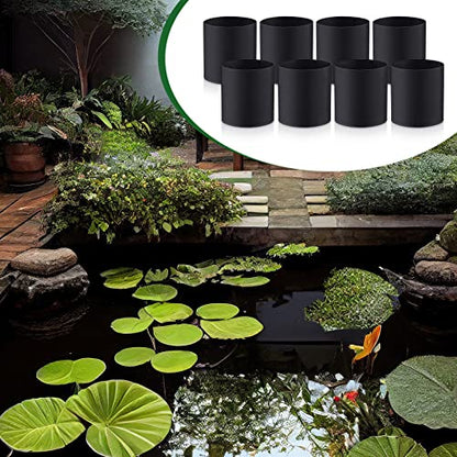 8 Pcs Aquatic Plant Pots for Pond, Pond Plant Baskets Heavy Duty Fabric Pots for Garden, Aquatic Plants, Bog Plants, Water Lily, Lotus, Flower(6 x 6 Inch)