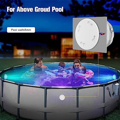 Rechargeable Submersible LED Lights with Remote, USB Color Changing Aquarium Lights with Magnet Suction Cups, Waterproof Underwater Pool Lights for Inground Pool Shower Hot Tub Accessories, 2Packs