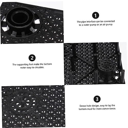 Toddmomy 5pcs Aquarium Filtering Plates Sand Divider for Fish Tank Smooth Edge Design Multi Water Permeability Aquarium Supplies for Optimal Environment